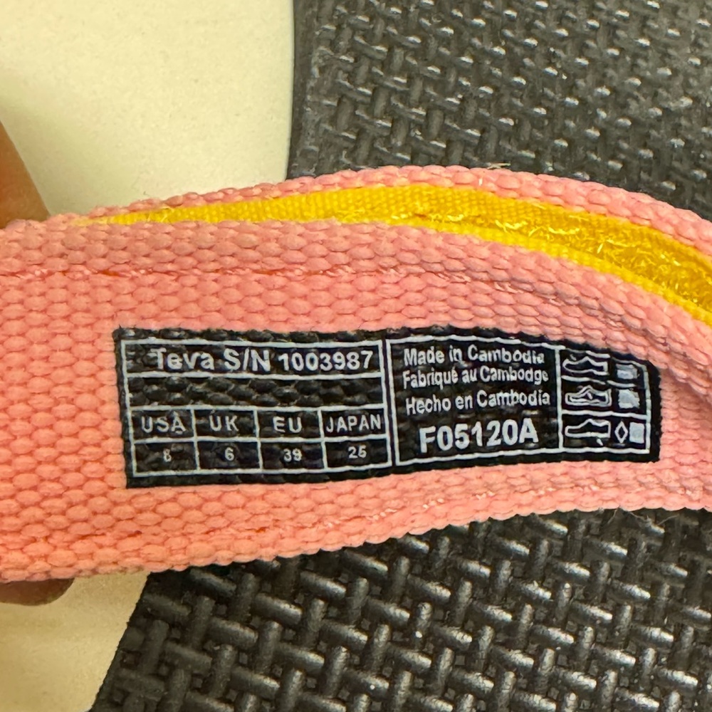 Multi-Colored Teva Originals Sandals | Sz 8 - Picture 8 of 14